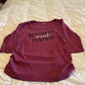 Motherhood Maternity Maroon Top